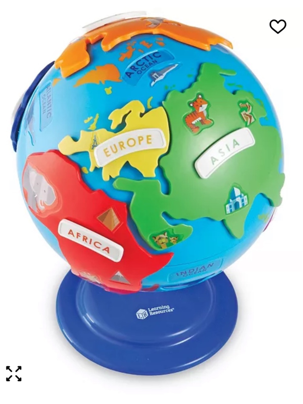 ❤️ Learning Resources Learning Essentials - Puzzle Globe - Picture 3 of 15